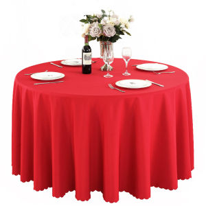 Modern Simple Polyester Tablecloth round Dining Table Hotel Large round Tablecloth Artistic Tablecloth for Meetings And Business