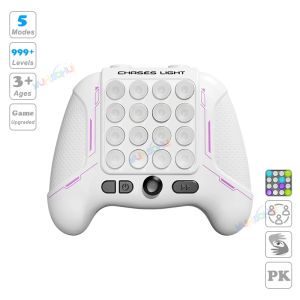 Upgraded Electronic Pop Light Quick Push Game Console Toys for Kids Adult Fidget Anti Stress Relief Toy Interactive Game Machine