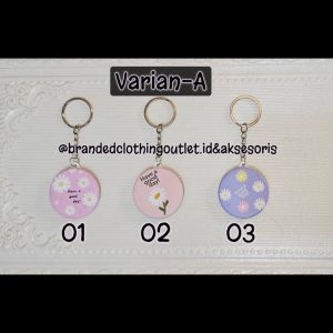 GANTUNGAN KUNCI CERMIN KARAKTER / GANTUNGAN KUNCI KACA SAKU / MIRROR KEYCHAIN / KYK-8829