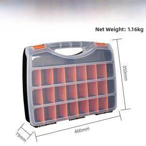 Multi-Compartment Plastic Storage Box Screw Classification Management Hardware Accessories Drill Bit Tool Organizer Box