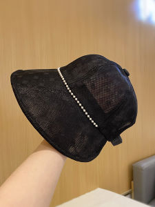 Summer Thin Fisherman Hat Womens Natural Versatile Face Slimming Basket Hat Foldable Breathable Wide Brim Sunshade Hat