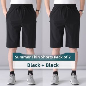 WEISHIJUE | Summer Lightweight Ice Silk Quick-Dry Shorts for Seniors