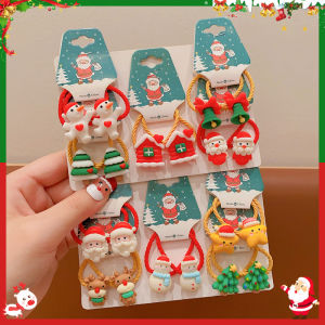 Easter New 2025 High Elasticity Durable Childrens Hair Accessories Girls Deer Hair Bands Rubber Bands Cute Style Kids Fashion