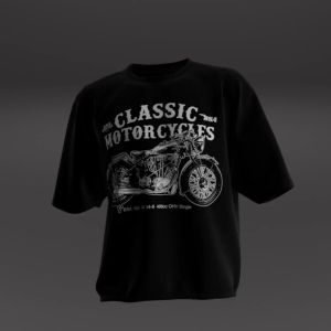 Kaos motor klasik BSA vintage distro