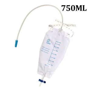 500Ml/750Ml/1000Ml Drainage Bag Urine Collection Urination Bag Thickened Catheter Leg Bag Storage Bag with Tube Drainage Bag