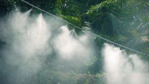 Fog Nozzles 10X irrigation system ชุดพ่นหมอก ช่วยลดฝุ่นควัน ปรับสภาพอากาศ คลายร้อน