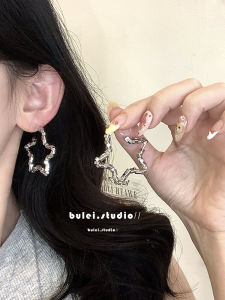 Bông Tai Hình Ngôi Sao Thủ Công Brel Y2K Dành Cho Nữ 2024 Thiết Kế Mới Bông Tai Hình Tròn Nhỏ Thiết Kế Độc Đáo Khóa Côn Trùng