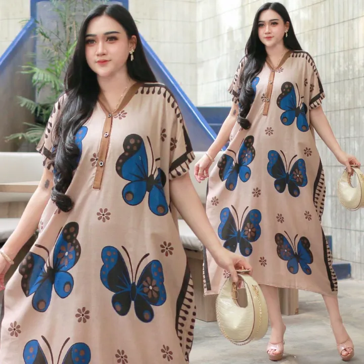 Daster%20Motif%20Kupu-kupu%20Jumbo%20Ld%20125%20cm%20Pb%20115%20cm%20Trend%20Baru%20Lembut%20-%20Image%202