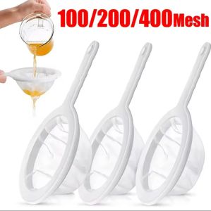 【Xzxinzhan】túi lọc thực phẩm có thể tái sử dụng túi sữa hạt Lưới 100/200/400 túi lọc lưới lưới bằng ni lông 3 cỡ cho sữa chua cà phê sữa đậu nành lỏng