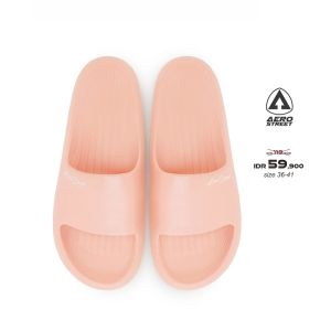 Aerostreet 36-41 Ceilo Peach - Sandal Selop Slip On Casual Pria Wanita Aero Street AACAA
