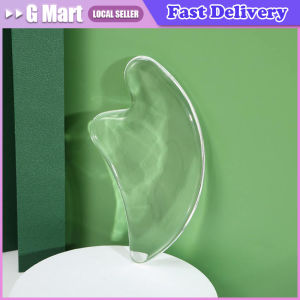 Skin Scraping Resin Gua Sha Massage Board Guasha Plate Face Eye SPA Massager Scrapers Tools for Face Neck Back Body Legs Beauty Face Wash Massager Lymphatic Facial Dredge V Face Artifact Crystal Scraping Board Spa Scraping Tool Body Health
