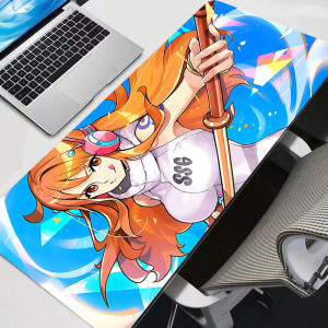 Bandai | Mouse Pad Gamer One Piece Nami Anime Notebook Games Mouse Pad XXL Keyboard Pad Large Mousepad Mouse Mat Gaming Desk Mat