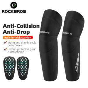 ROCKBROS Motorcycle Knee Pads Anti-Fall Windproof Cycling Knee Pads for Men Women Knight Protective Gear Riding Wammer