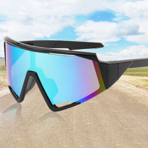 New Sports Sunglasses Mens Large Frame Sunglasses Womens Outdoor Cycling Glasses Windproof Protective Glasses 9941