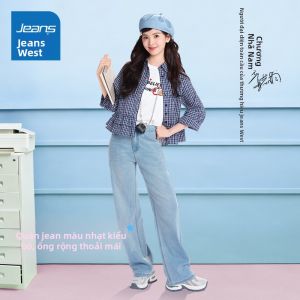 Jeanswest | Quần Jean Ống Rộng Dáng Thẳng Mới Hè