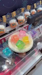 Bandai | Đồ Chơi Giảm Stress Hình Khối Mạch Nha Mềm Dẻo Nhiều Màu Sắc Phát Sáng Cực Quang Chậm Hồi Đàn Chất Liệu TPR Dành Cho Người Từ 18 Tuổi Trở Lên