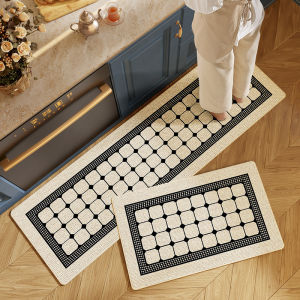45X75cm/45X150cm Kitchen Mat Set of 2 Non-Slip Kitchen Carpet Made of 100% High Quality Material 2 Pieces Soft Kitchen Rug Washable Kitchen Floor Mat