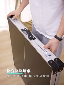 PINGUAN Table tennis table foldable for home use movable for indoor and outdoor use portable and portable table tennis table table tennis table