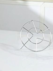 READY STOCK Rak Pengukus Keluli Tahan Karat Bulat Mudah Rak Pengukus Rak Penebat Air Di Dalam Periuk/Rack & Holder