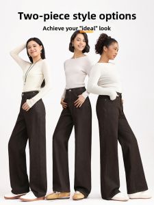 HIPPIE MISS | Brown Stretchy Straight Women Jeans