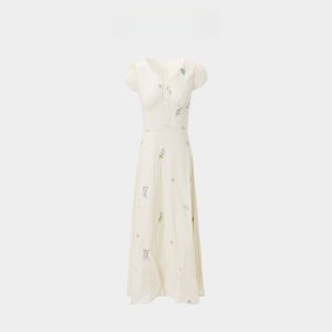 ON&ON | Summer Fashion Korean Style Embroidered Belted Dress