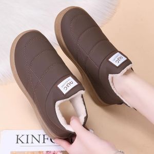 JIFANPAUL | Giày Ủng Ngắn Thấm Nước Có Lót Ấm