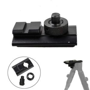 Tactical Rifle Bipod Picatinny Rail Bipod Mount Adapter 20mm Bipod Adapter
