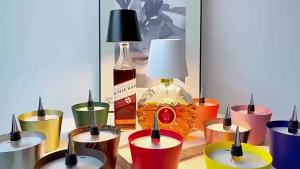 Wireless Wine Bottle Lamp USB Rechargeable Control 3 Colors and Stepless Dimming Table Light For Bar Club Cafe Atmosphere Decor