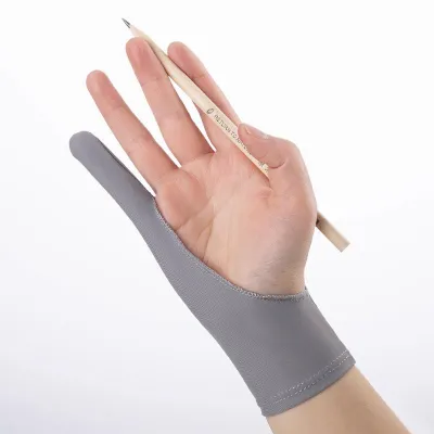 JINLANSHENG | Anti-Slip Stain-Resistant Drawing Gloves 2 Fingers
