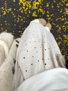 Quần Ống Rộng Kẻ Sọc Dáng Rộng Thoải Mái Cho Nữ Mùa Thu 2024 Quần Ống Rộng Phong Cách Hàn Quốc Cạp Cao Bằng Vải Polyester