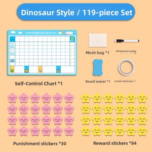 STARRY ARK | Child Development Self-Discipline Chart Reward Record Learning Plan Magnetic Wall Stickers