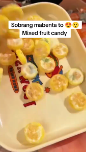 VC Fruit Candy Crystal Candies Mixed Fruit Flavored Sweet Hard Candies Sliced Candys