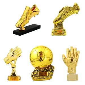 Zinc Alloy Mini Football Trophy Keychain Removable Soccer Fan Gift Player Collectible Home Desk Decor Sport