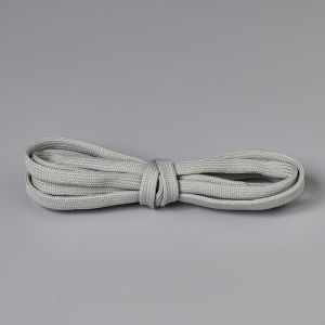 High Quality Flat Laces for Mens Basketball And Running Shoes Dual Layer Tight 5mm Narrow Black White Grey Sports Shoes