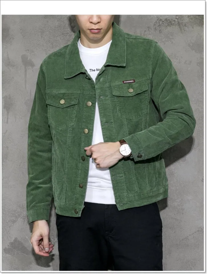 Light green corduroy on sale jacket