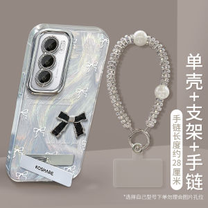 Full Cover Black Bow Tie Butterfly Phone Case for iQOONeo9SPro Z9Turbo Shockproof Protection Cover for iOQQ12/11S/10 Z7/Z8X Neo8/6SE