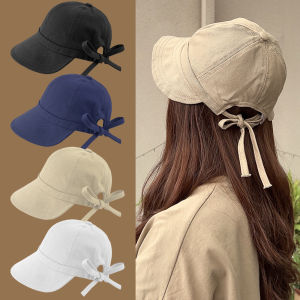 【Muswannas】Summer Sun Hat Bucket Sunshade Thin Style Anti-Ultraviolet Big Brim Cap All-Match Female Trendy