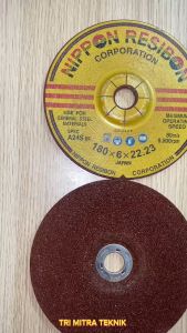 1 PCS BATU GERINDA POLES 7\" INCH NIPPON RESIBON POLES A24S 180X6X22