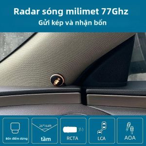 Hệ Thống Phát Hiện Điểm Mù Bằng Radar Sóng Milimet 77GHz Với Hỗ Trợ Chuyển Làn BSD BSA BSM Để Lái Xe An Toàn Hơn