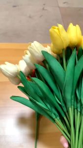 ดอกทิวลิปปลอม พร็อบถ่ายรูป ดอกไม้ประดิษฐ์ ตกแต่งห้อง แต่งโต๊ะ