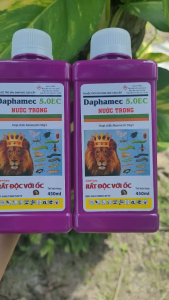 [THIEN THINH SHOP] Thuốc trừ sâu nhện đỏ rệp sáp Daphamec 5.0EC nước trong (hoạt chất Abamectin) chai 450ml