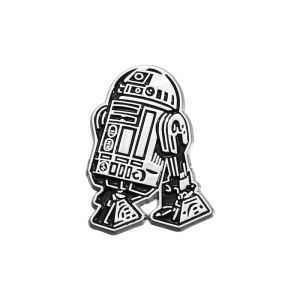Cartoon Alien Geometric Brooch Creative Launcher Shape Badge Pin Backpack Clothes Decoration