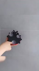 Seeko Ladybug Cartoon Toothbrush Holder Bathroom Toothbrush Toothpaste Wall Suction Holder Rack Container