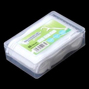 Kotak Tusuk Gigi Benang 1 Box (Isi 50Pcs) / Macromolecule Dental Floss Pembersih Celah Gigi Benang Selah Gigi