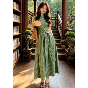 HUAYILING | Summer 2026 New Elegant Forest Style Sleeveless Dress