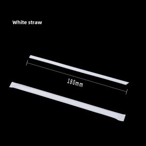 Disposable Coffee Three-Hole Three-Quality Tube Milk Tea King PLA White Lip Stick Tea Ji Degradable Stirring Straw