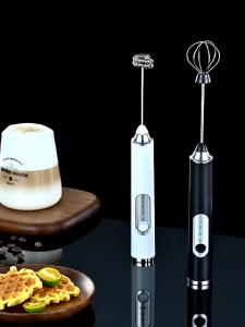 Wireless Mini Handheld Electric Egg Beater Portable Mixer for Kitchen Use Egg Whisk & Milk Frother