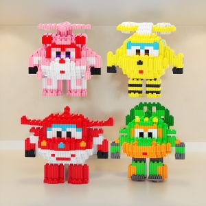Super Cute Little Flying Man Building Blocks Handmade Assembly Toys Educational Childrens Gifts Student Prizes Crafts