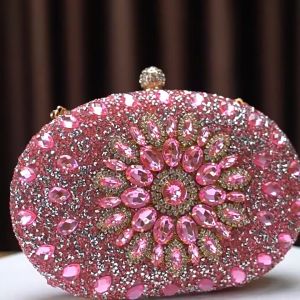 selling diamond inlaid dinner bag fashionable banquet handbag versatile dress and evening bag wedding gift bag diagonal cross bag