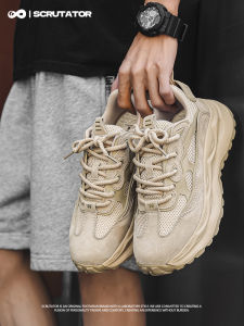 Observer Retro Dad Shoes Mens Thick Bottom Heightening Mesh Sports Shoes Autumn Lightweight Soft Bottom Casual Men Shoes